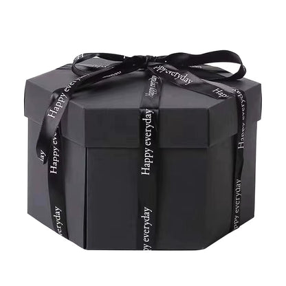 Surprise Your Loved Ones with Our Handmade Hexagonal Explosion Gift Box - Perfect for Weddings, Anniversaries, and Valentine's Day!
