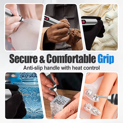 Unlock Your Creativity with the 32PCS Cordless Electric Engraving Pen Kit – Perfect for Metal, Glass, and More!