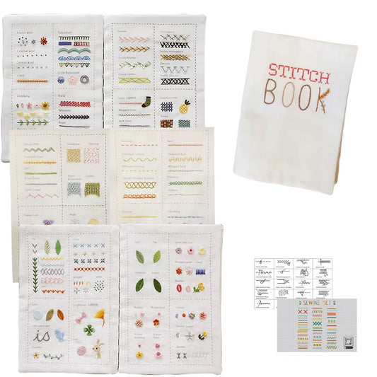 Sewing Books for Beginners Creative Embroidery Stitches Book Adults Basic Hand Embroidery Stitches Step-By-Step Tutorials